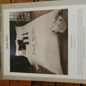 NWT-JACK WILLS King duvet set